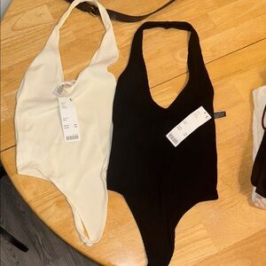 Kids One Piece Set - Black and Cream